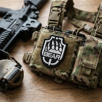 Escape from Tarkov Patch  Bear Outlined Embroidered