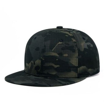 snapback camouflage noir