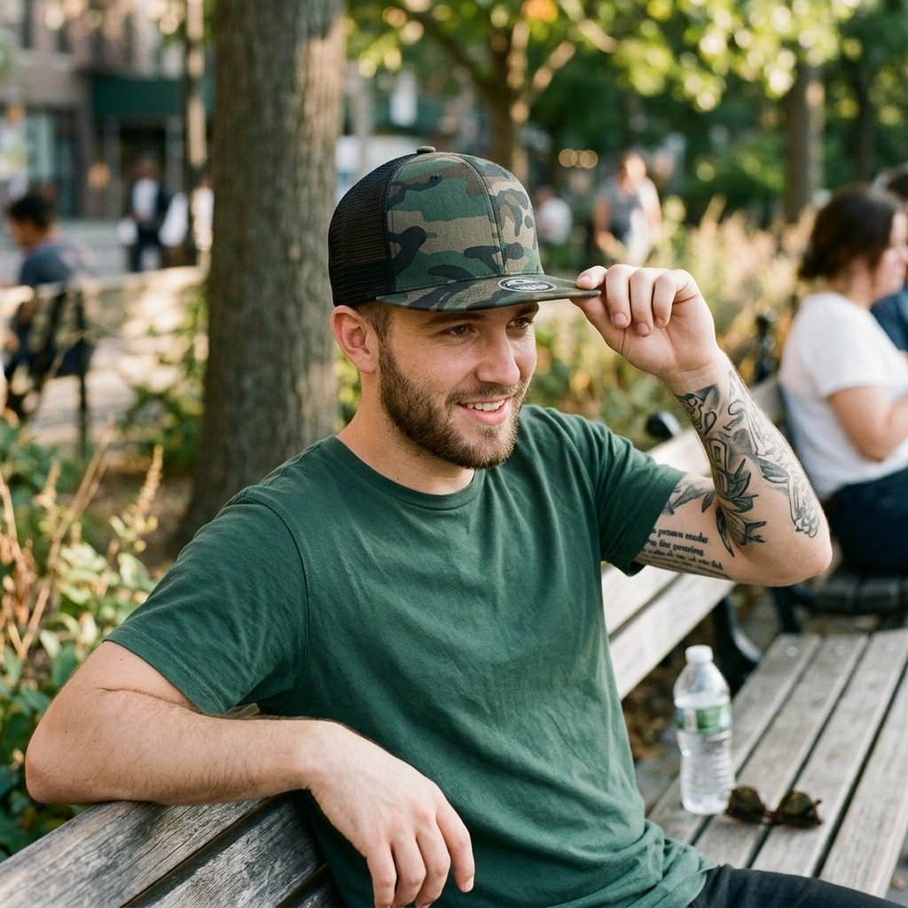 Camo Snapback Original – Woodland