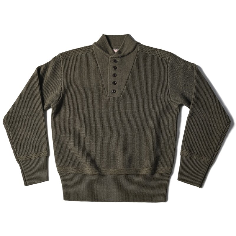 5 button military sweater US Army