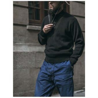 5 button military sweater US Army