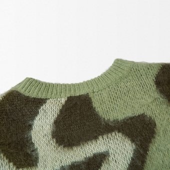 Aqua camo sweater "Lenstid"