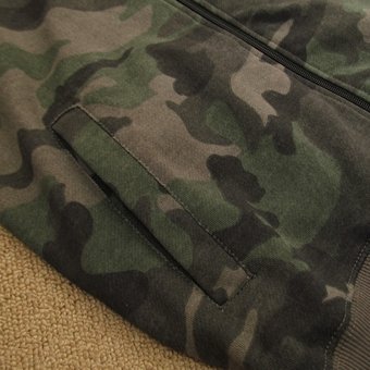 Camo zipper sweatshirt "Zamok"