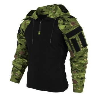 Combat shirt hoodie Camouflage "YZ"