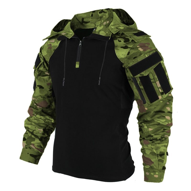 Combat shirt hoodie Camouflage "YZ"