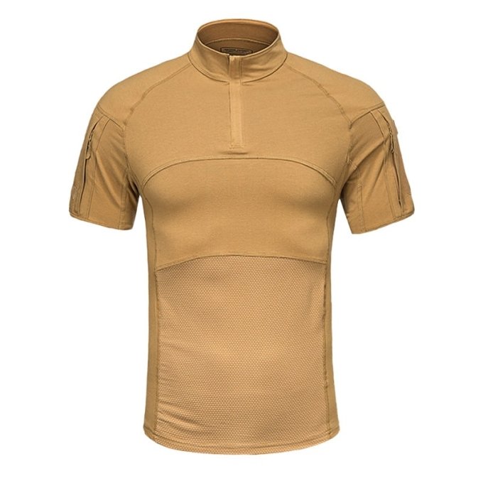Short sleeve combat shirt 1 4 zip "Cooler"