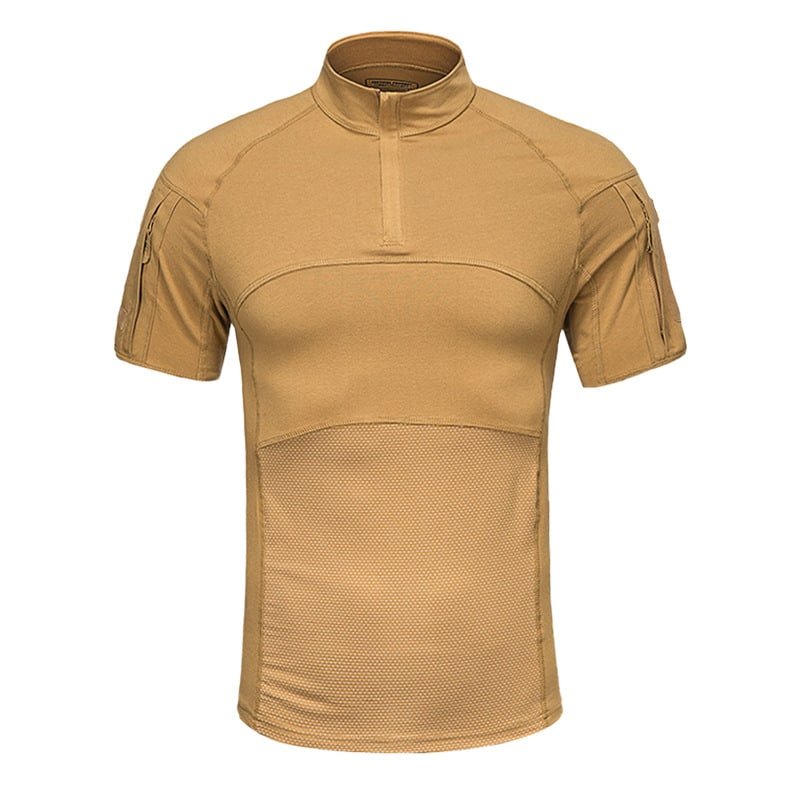 Short sleeve combat shirt 1 4 zip "Cooler"