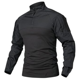 Tactical combat shirt black "Enhanced"