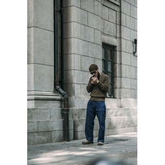 V neck military sweater "USAAF" A-1