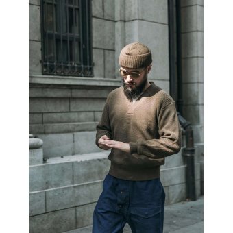 V neck military sweater "USAAF" A-1