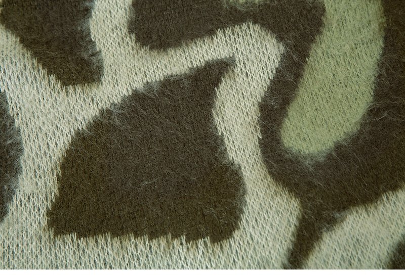 Aqua camo sweater "Lenstid"