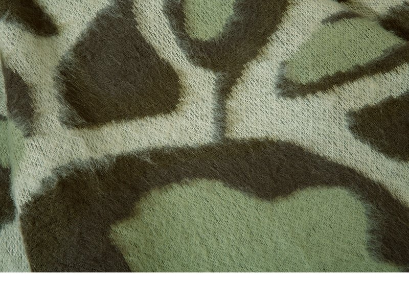 Aqua camo sweater "Lenstid"