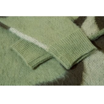 Aqua camo sweater "Lenstid"