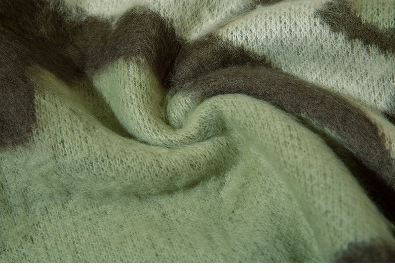 Aqua camo sweater "Lenstid"