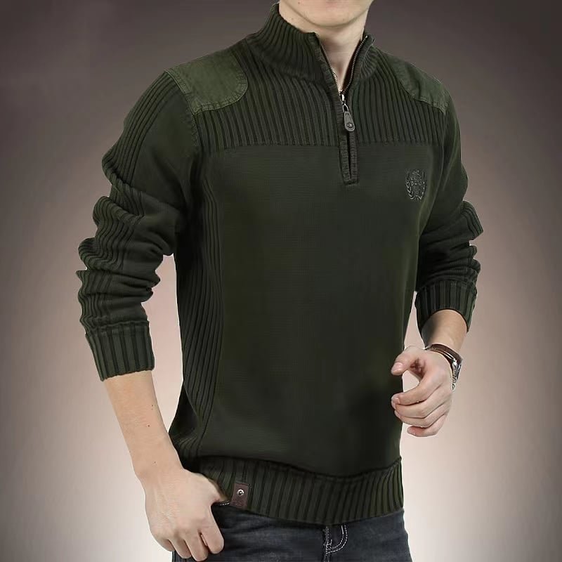 Army 1/4 zip pullover