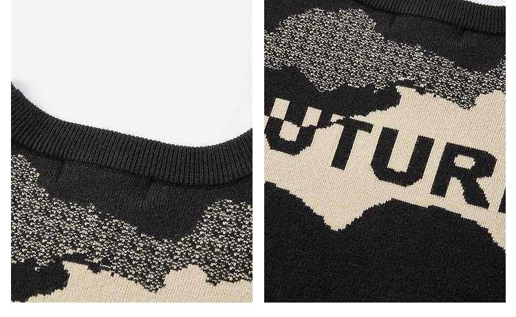 Camo jumper vintage "Future"