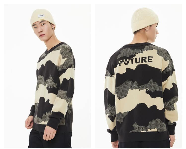 Camo jumper vintage "Future"