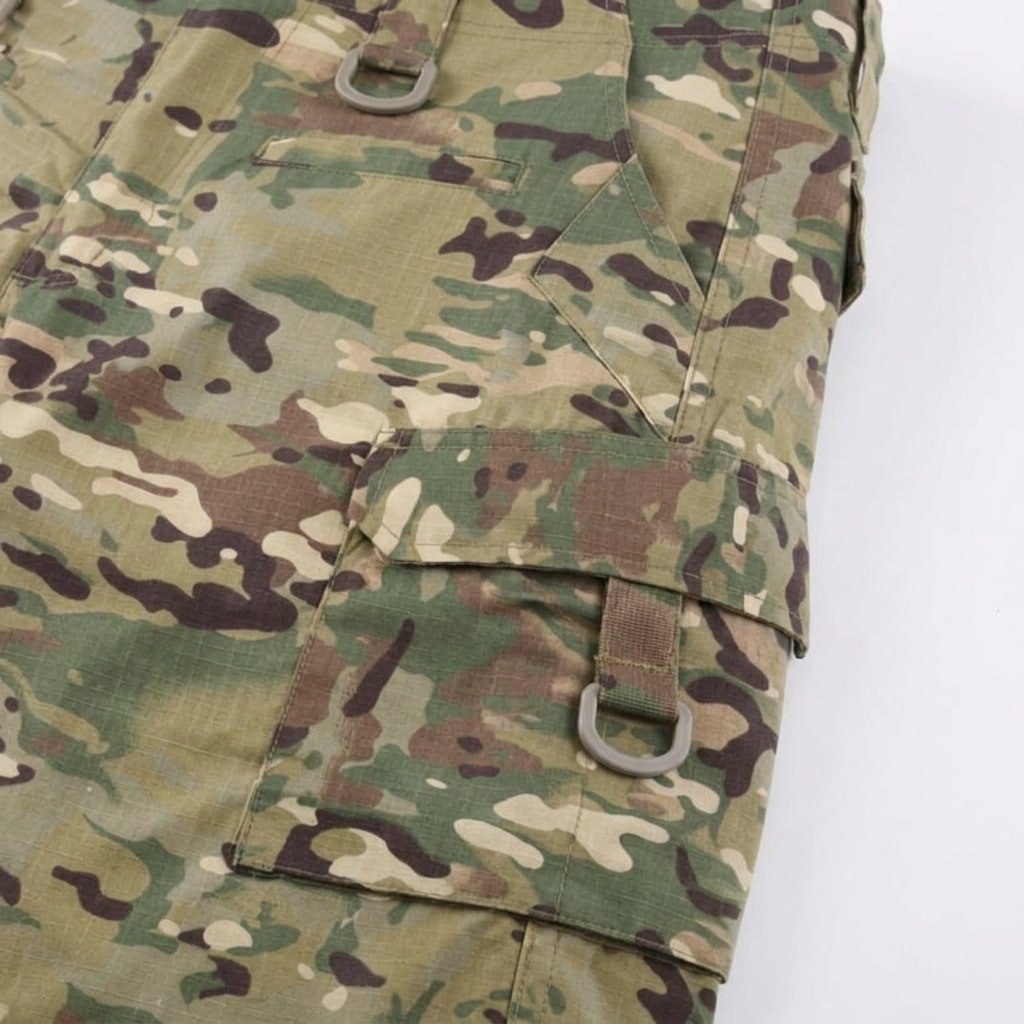 Camo tactical cargo shorts multicam “Trek”