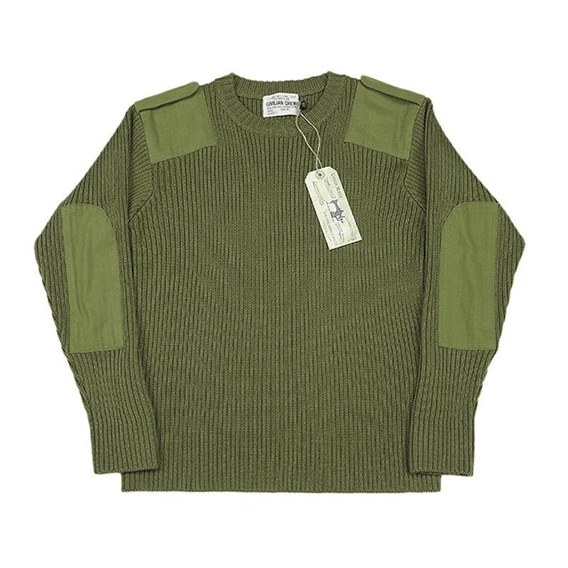 Commando sweater with epaulets "USMC"