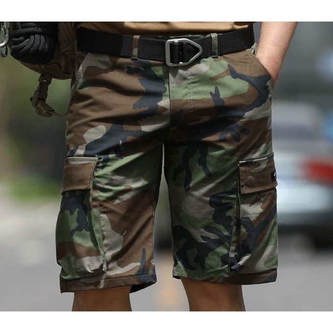 Mens camouflage cargo shorts "Thunderbolt"