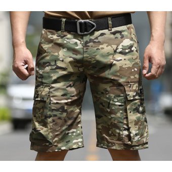 Mens camouflage cargo shorts "Thunderbolt"