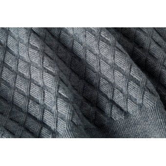 Quarter zip military sweater "Maple"