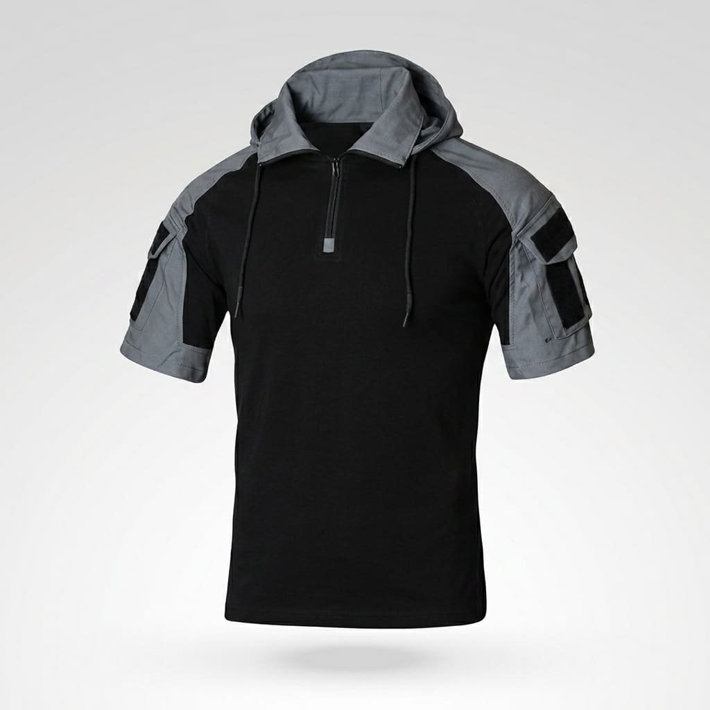 Chemise tactique Prizrak à manches courtes et capuche