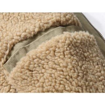 Vintage hooded military jacket