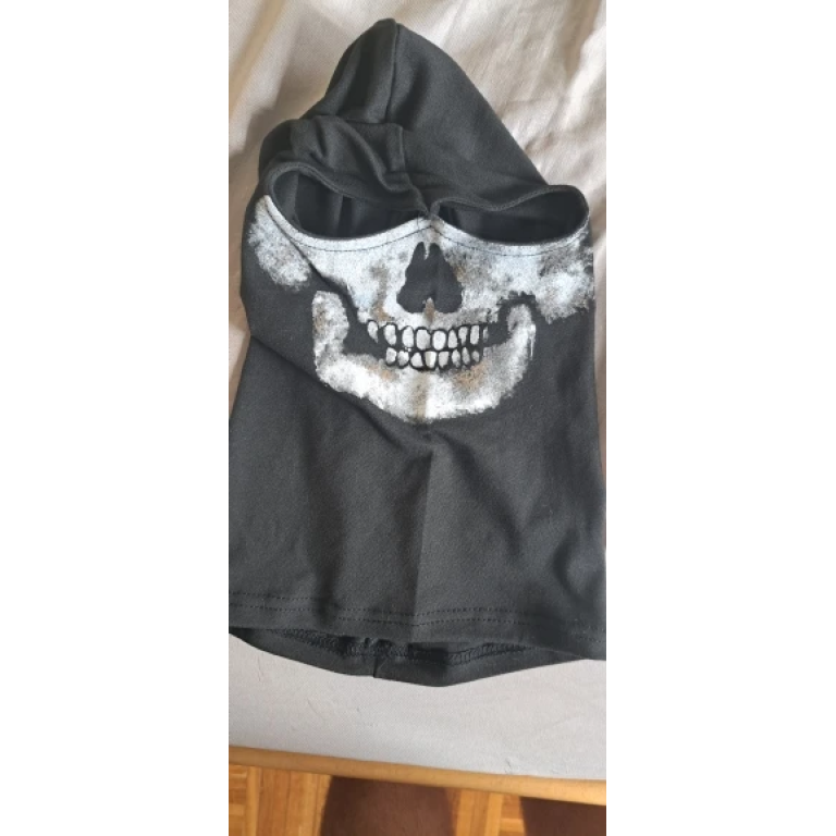 Cagoule tactique motif crâne photo review