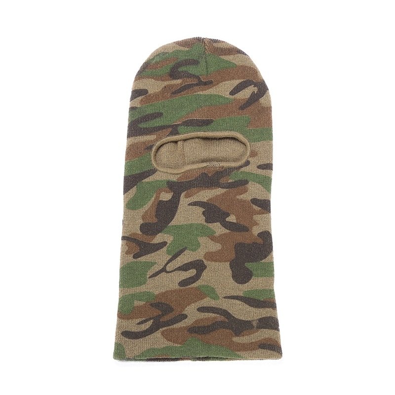 Camo balaclava 1 hole Knitted