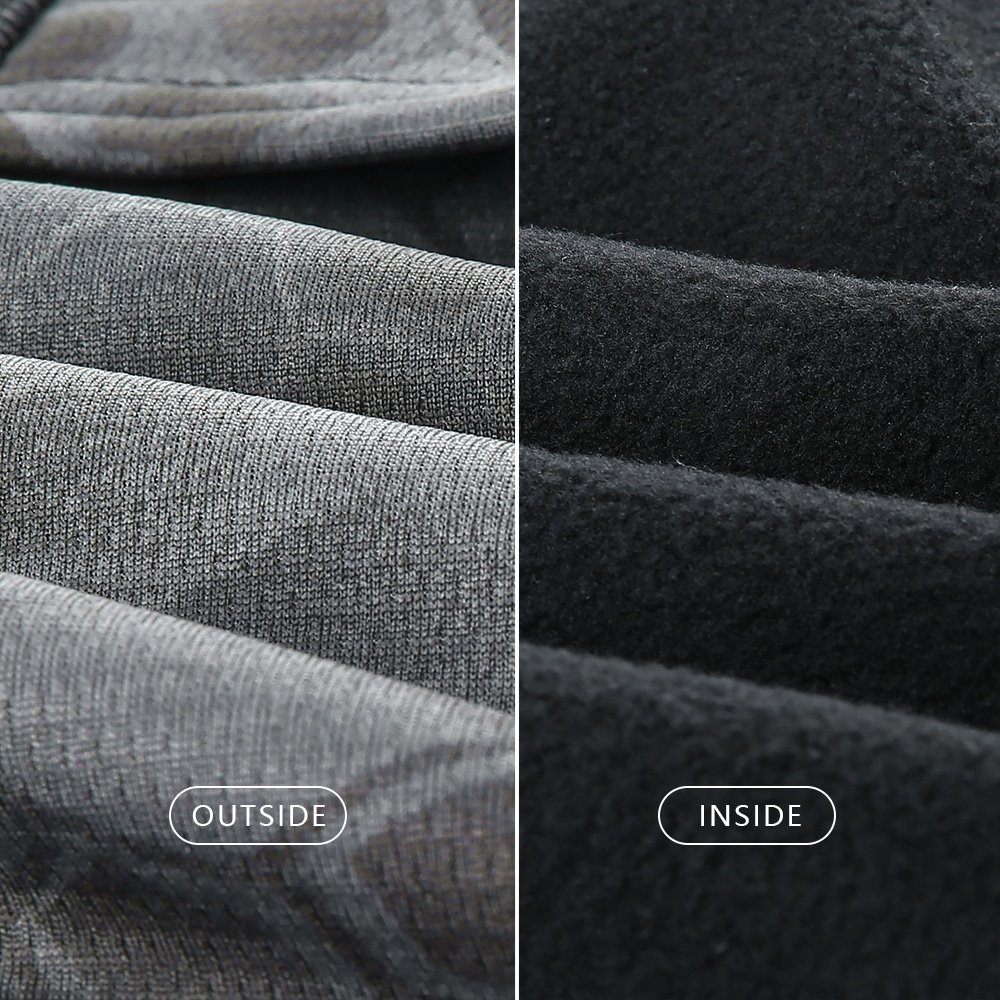 black fleece balaclava "Heat"