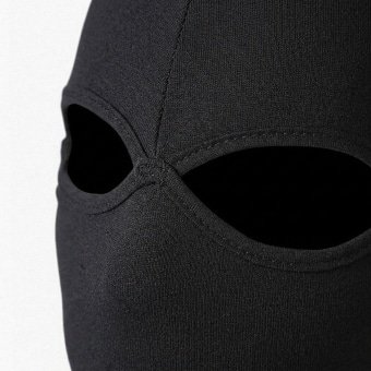 Black balaclava 2 hole