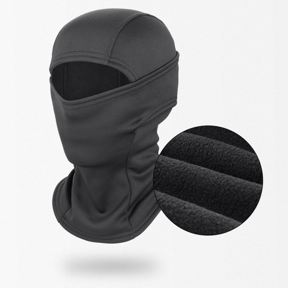 cagoule en polaire noire