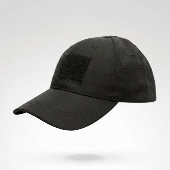 Black tactical cap