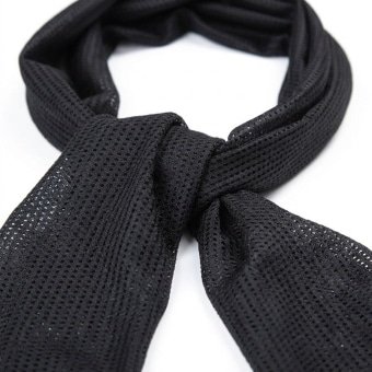 Black tactical scarf