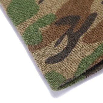 Camo balaclava 1 hole Knitted