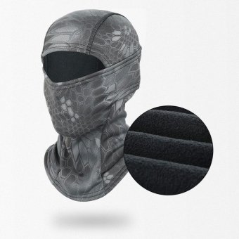 camo fleece balaclava "Heat"