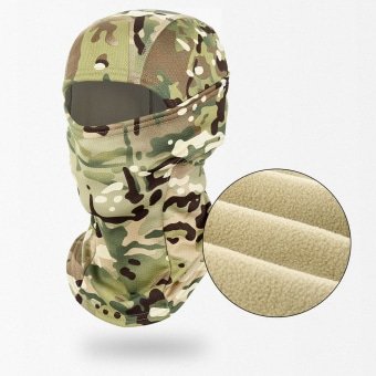 camo fleece balaclava "Heat"