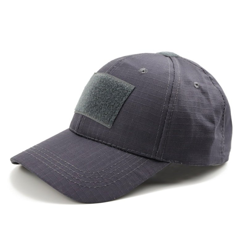 gray tactical cap