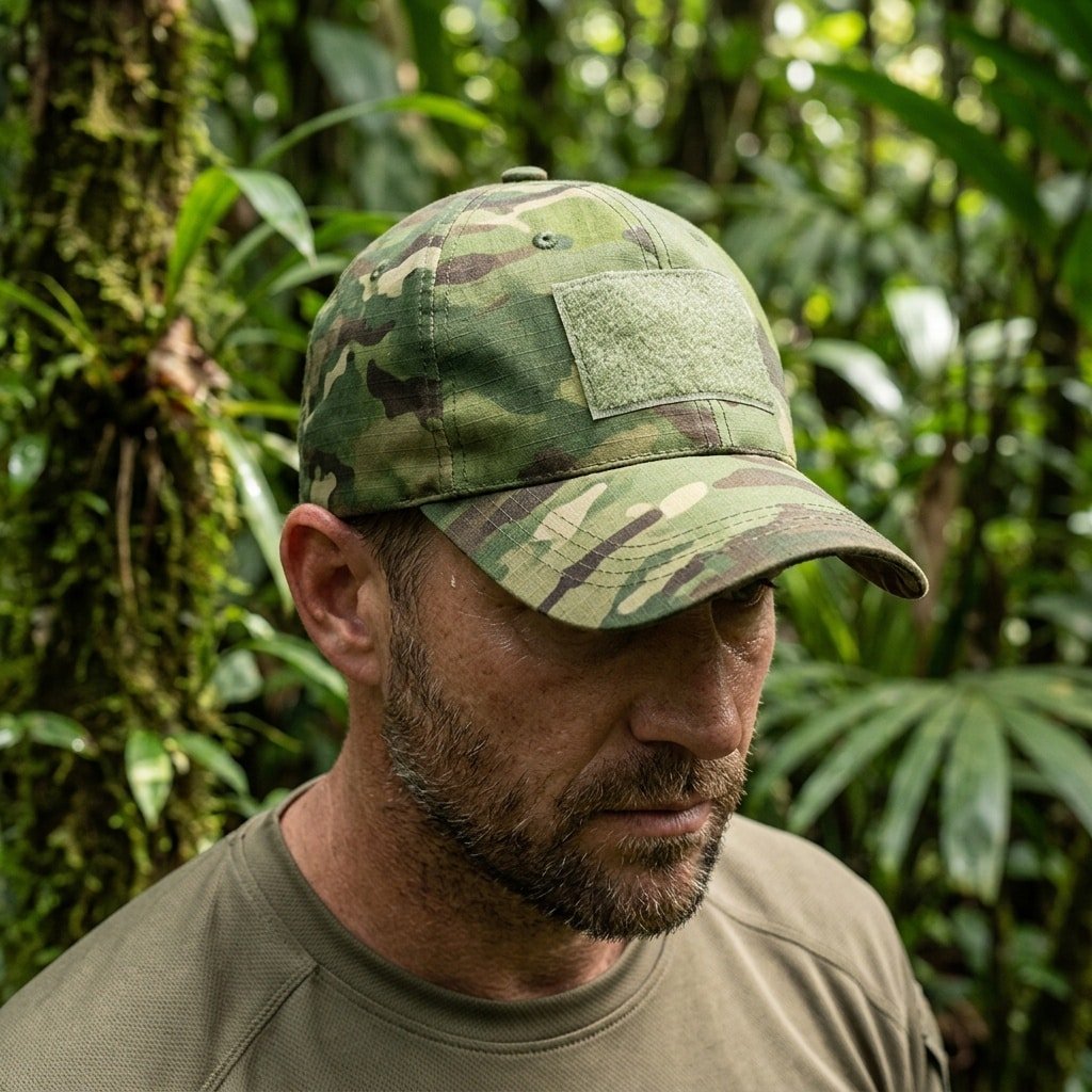 Multicam tropic cap