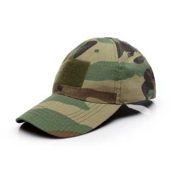 woodland camo tactical cap