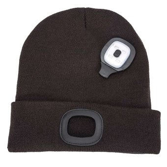 Beanie with flashlight