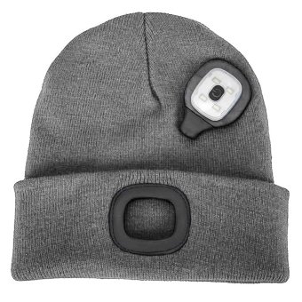 Beanie with flashlight