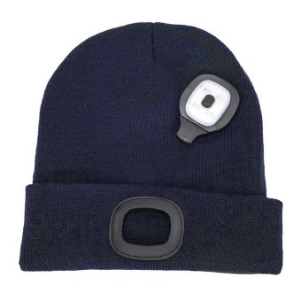Beanie with flashlight