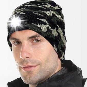 Beanie with flashlight