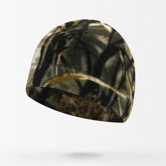 Camo grass fleece hunting beanie