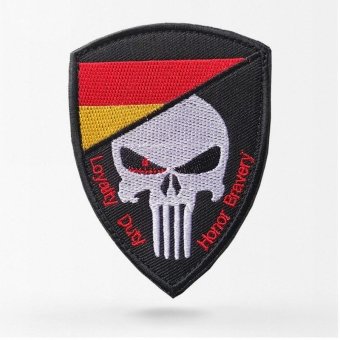 Germany flag skull patch