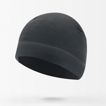 Grey fleece beanie