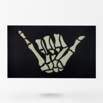 Skeleton hand patch
