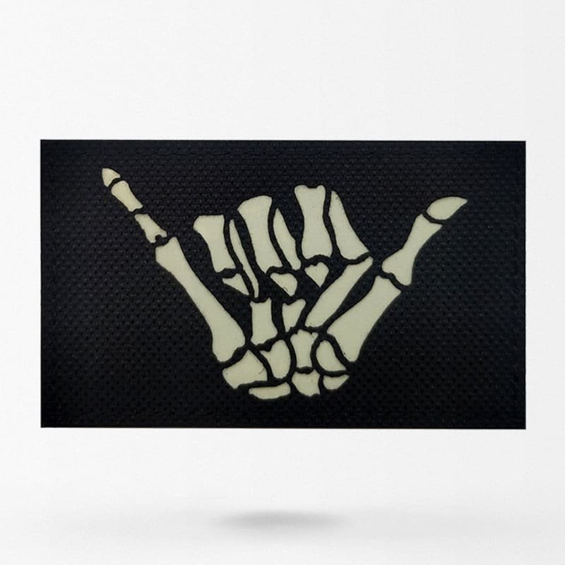 Skeleton hand patch